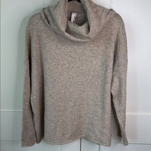 Dreamers Light Tan Cowl Neck Sweater